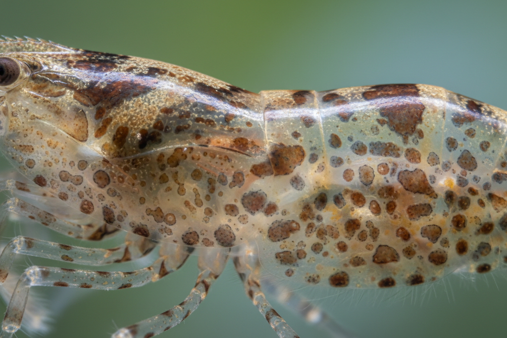 Amano Shrimp-close up/macro-color, pattern, shell quality