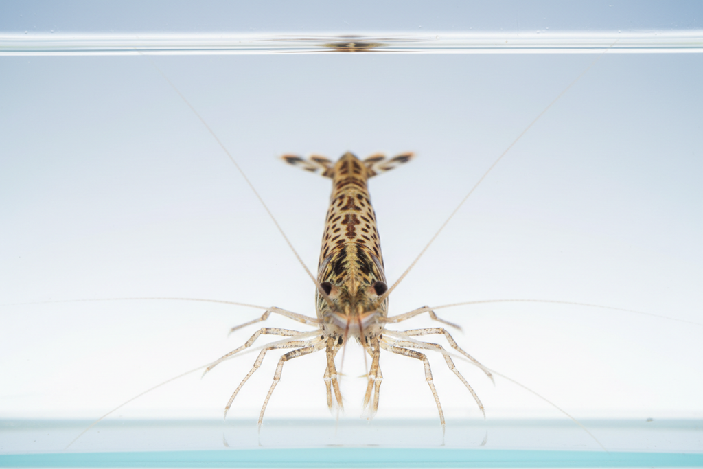 Amano Shrimp-Hero shot-crystal-clear front and center