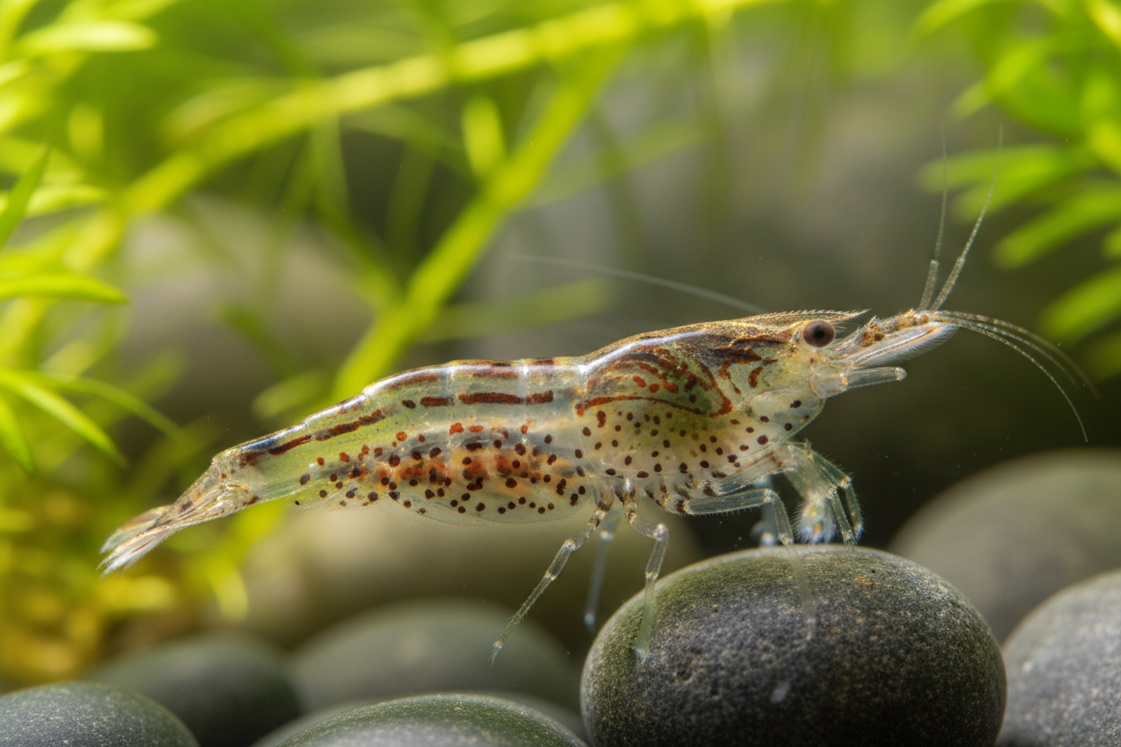 Amano Shrimp-side angle