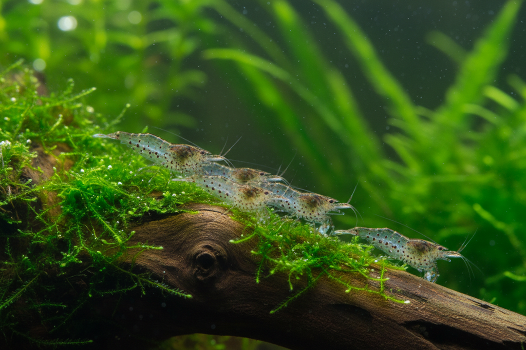 Small Group of Amano Shrimp