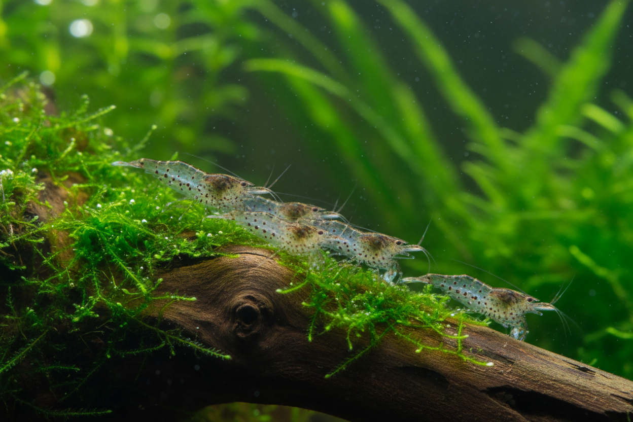 Small Group of Amano Shrimp